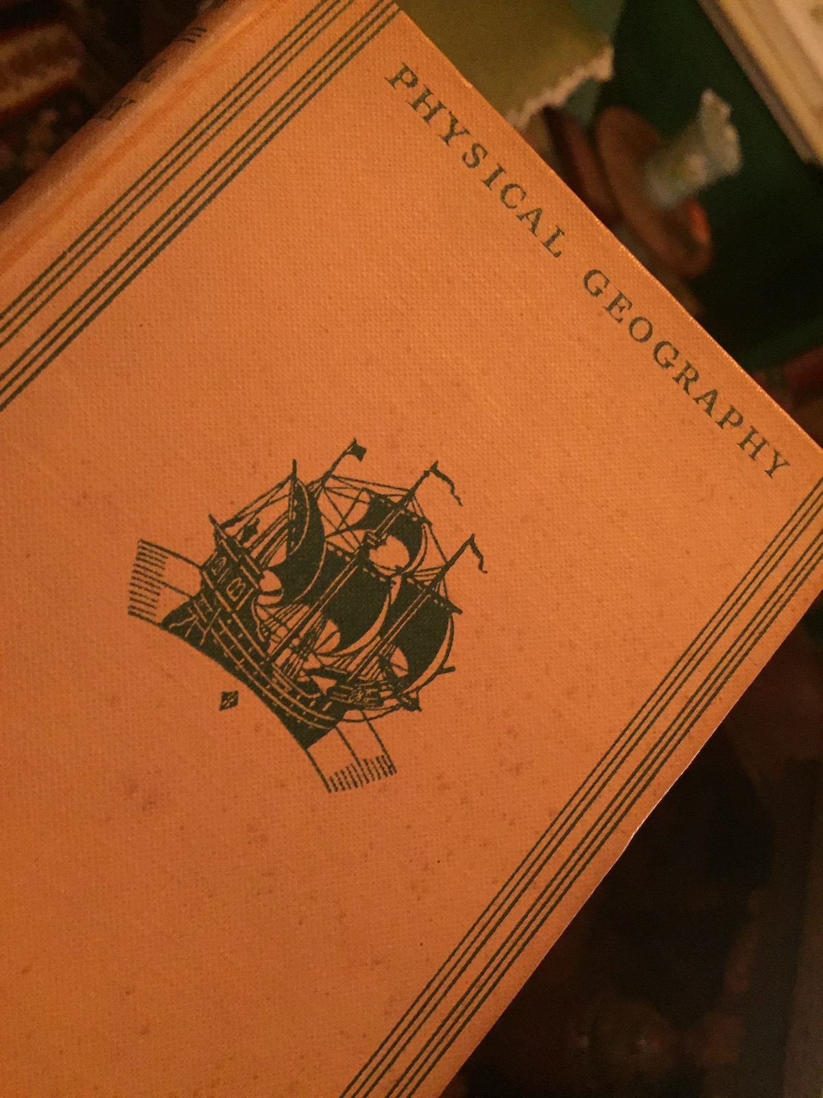 Book with ship in Tiff's library