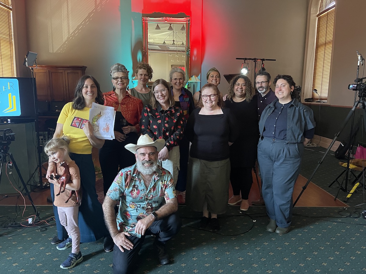 The crew-Amy, Erin, Sarah, Floc, Ellen, Tracey, Ellen Deb, Dave, Gus, Willow, Sean